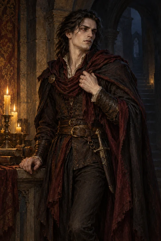 Interpretazione artistica di un personaggio adulto della classe Vampiro