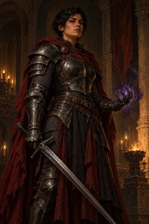 Interpretazione artistica di un personaggio adulto della classe Anti-Paladino