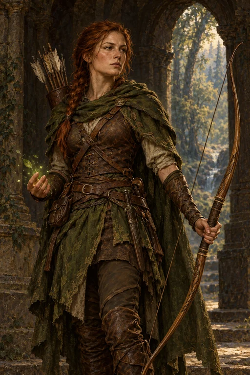 Interpretazione artistica di un personaggio adulto della classe Ranger