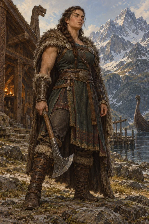Thoridan: ritratto pittorico di un personaggio adulto