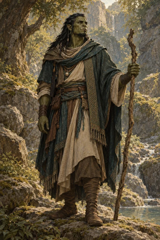 Varkadar: ritratto pittorico di un personaggio adulto