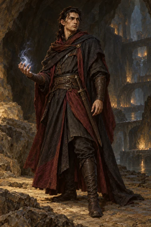 Githyanki: ritratto pittorico di un personaggio adulto