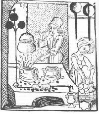 Illustrazione per Le Ricette di Esme: 240px Medieval kitchen